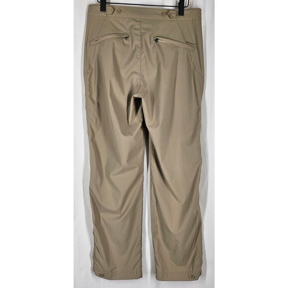 ROYAL ROBBINS WOMEN'S TAN WALKING/HIKING LIGHTWEIGHT STRETCH ROLL UP PANT SIZE 6 - Picture 2 of 14